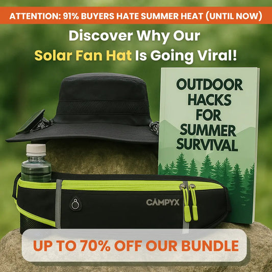 Sombrero con ventilador solar Campyx™